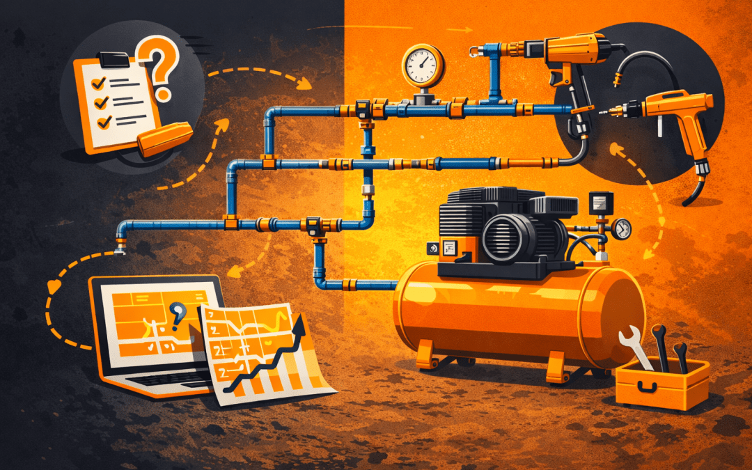 Instalacja sprężonego powietrza w warsztacie – jak ją zaplanować, żeby nie tracić mocy?